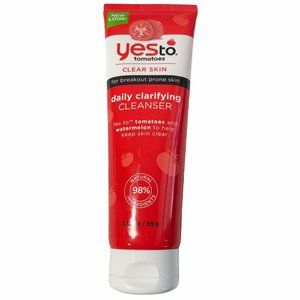 Yes to Tomatoes Daily Clarifying Cleanser Clear Skin 3.38 oz NEW SEALED
